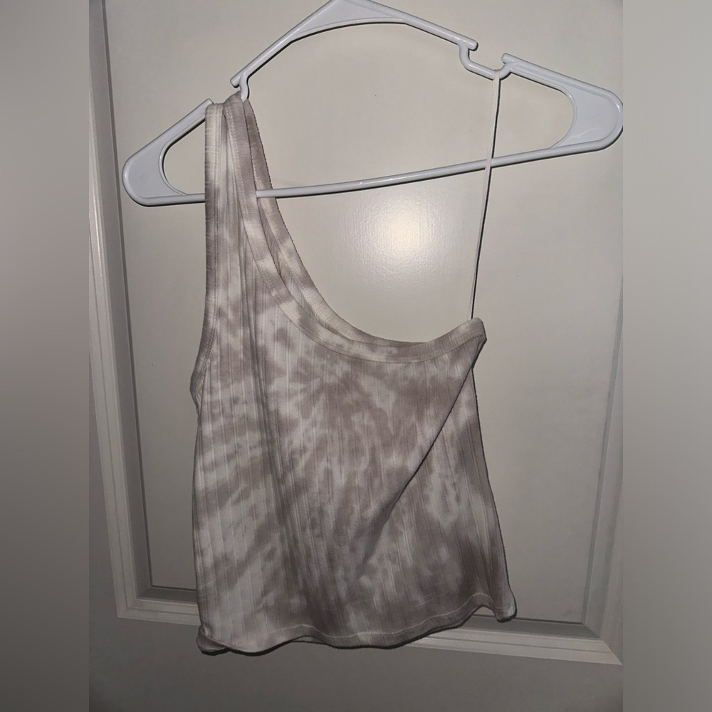 american eagle one shoulder tank
